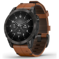 Смарт-годинник Garmin Epix (Gen 2) Sapphire - B. Titanium w. Chestnut L. Band (010-02582-30)